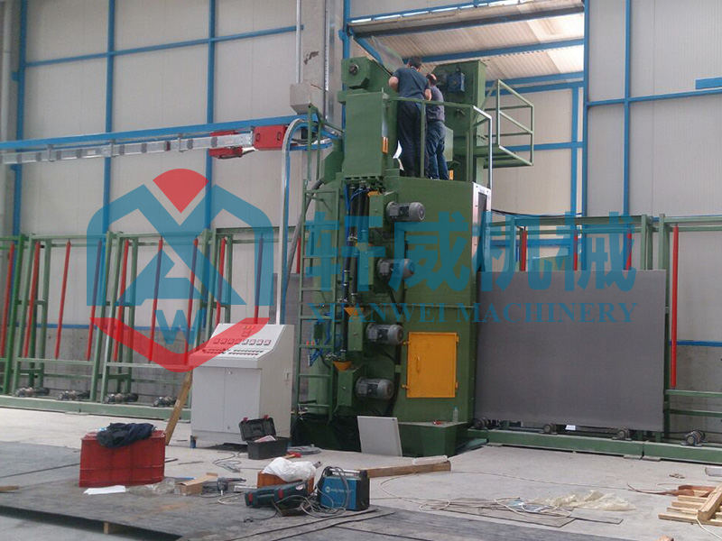 Plate inclined surface shot bl