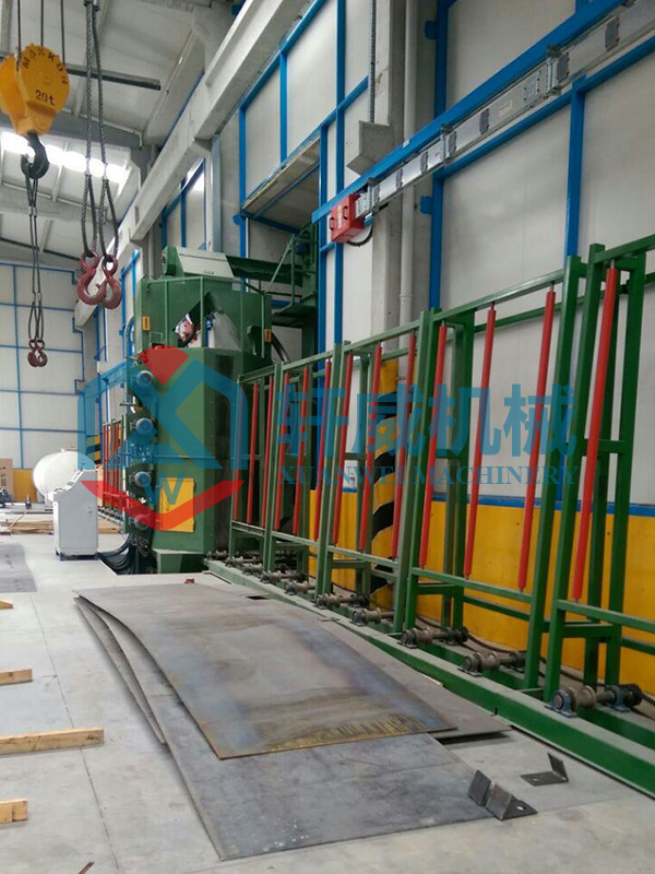 Plate inclined surface shot bl